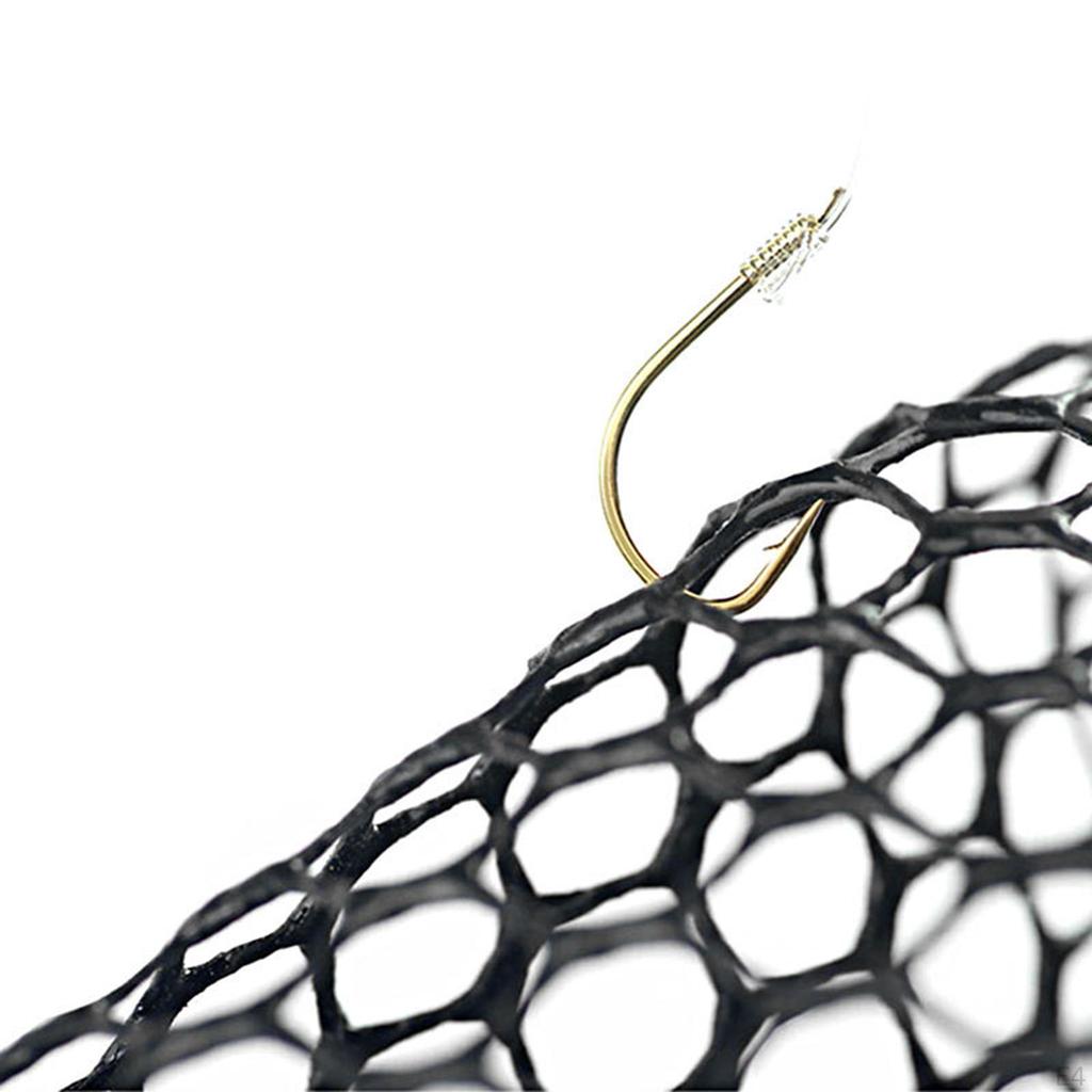 Aluminum Alloy Collapsible Fishing Landing Net No Handle for Steelhead Catfish Bass Releasing