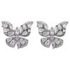 Schmetterling Glänzender Diamant Zirkon Kopfhörer Clip Design DIY Personalisierte Accessoires