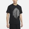 Nike T Shirts Men's Black Crew Neck Moderate Straight Fit DD0778-010