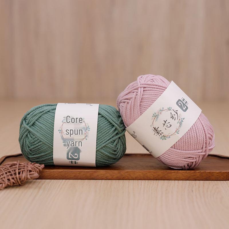 Xue Feier Suxin 2mm Round Hollow Pure Cotton Crochet Yarn for DIY Knitting