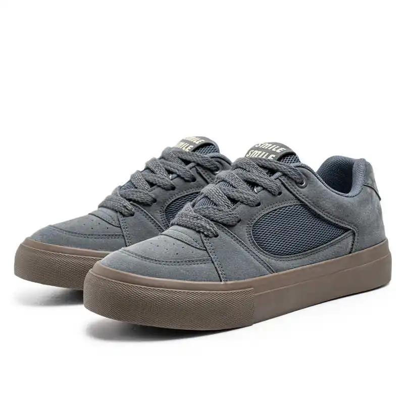 Fashion Lace Up Round Tip Men's Sneakers For Vulcanize Shoes 45 Trainer Boots Sport Designer Joggings Saoatenis Holiday Snaeaker