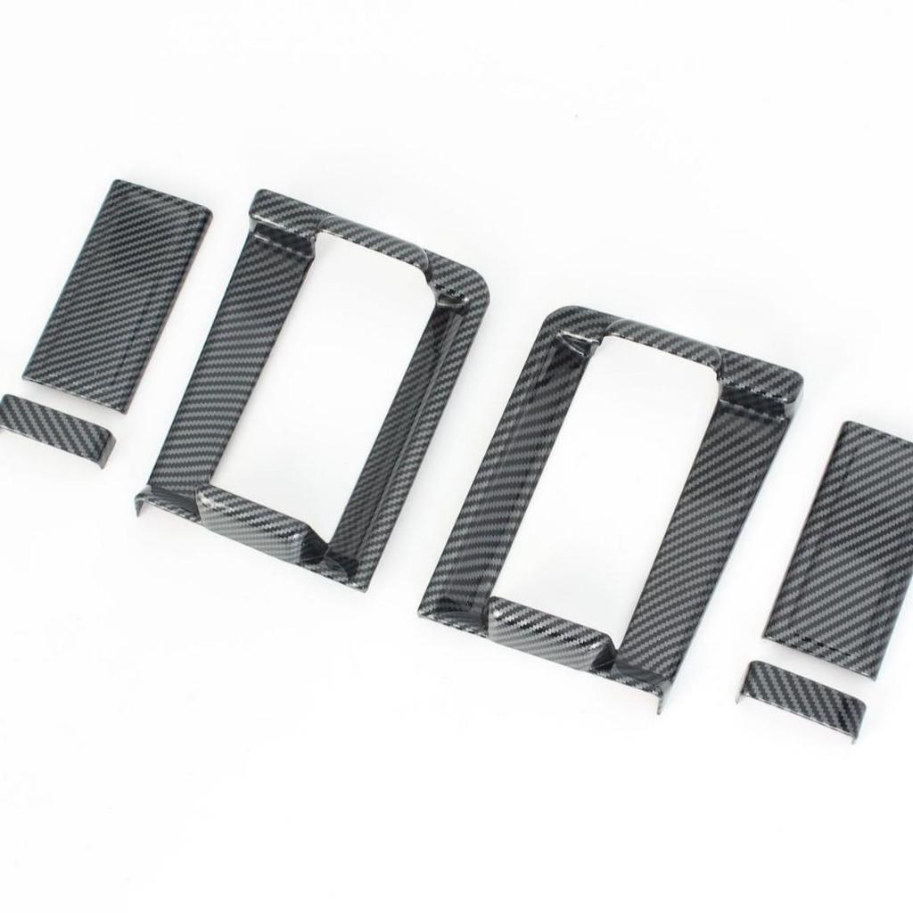 Interior Mod Kit for 25 BYD Xia: Includes middle door handle, door cup, and rear door inner handle decorative stickers.