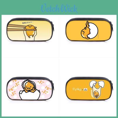 Gudetama Lazy Egg Cartoon Pen Bag With Large Capacity For Kids Students School Supplies