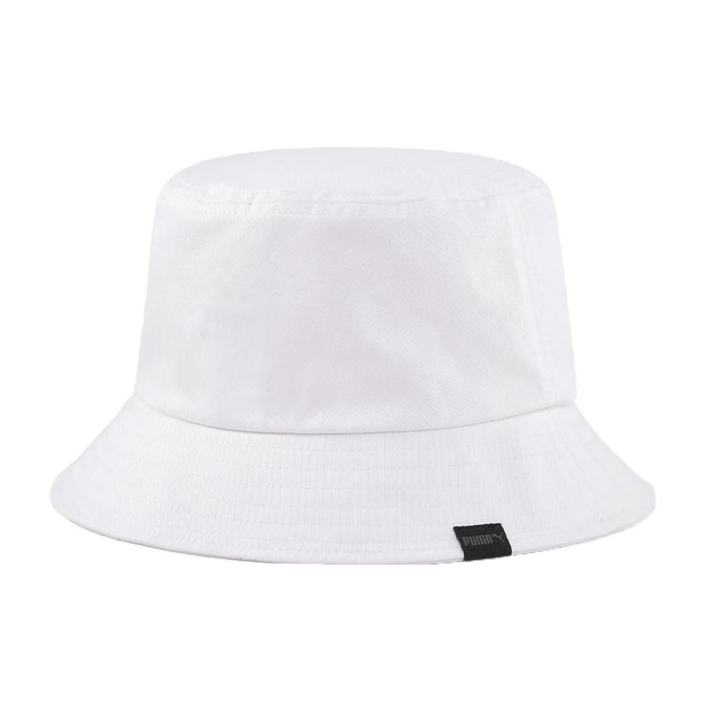 Puma Comfortable Sunshade Denim Fisherman Hat Unisex hats White 023757-03