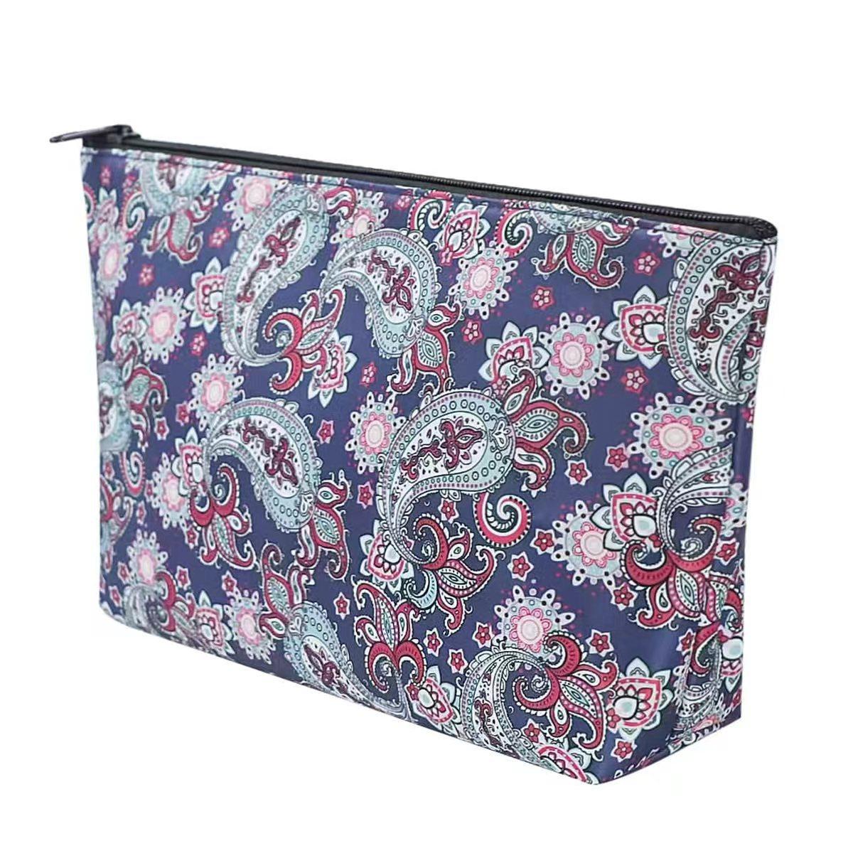 Cashew Luxury Modern Minimalist Mahjong Entertainment Storage Toiletry Bag High-Value Large Capacity Multifunctional Foldable фиолетовый