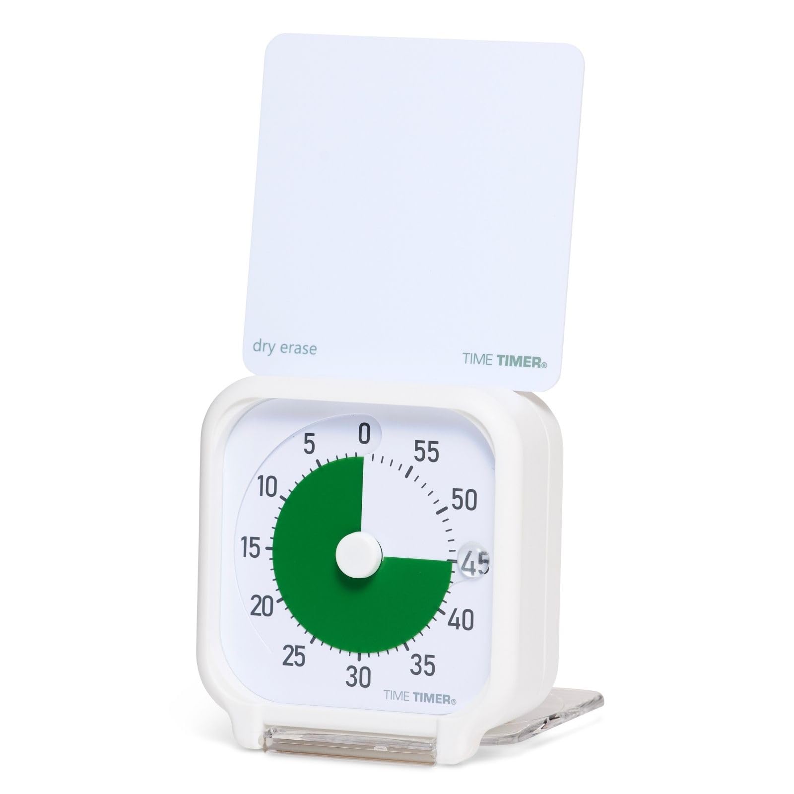TIME TIMER 8cm time 60-minute timer, white/green, management/learning timer, TT03C-WHT-GR-W (genuine product)