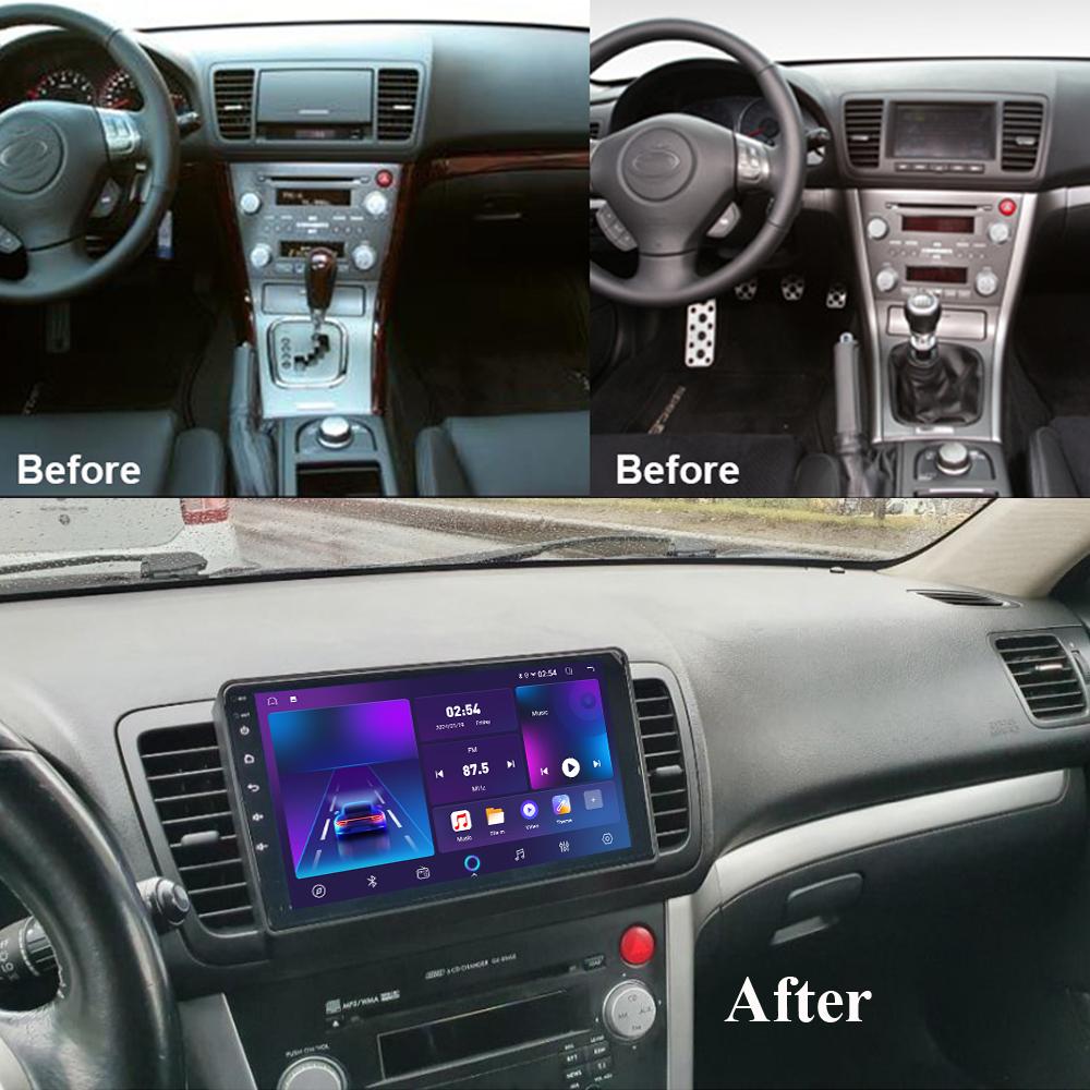 Android Car-Play Car Radio For Subaru Legacy Outback 2003-2009 Multimedia Player Head Unit Stereo GPS Navigation BT WIFI,2+64GB