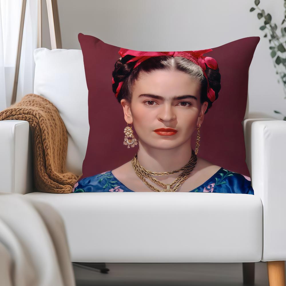 Cartoon F-Frida ART K-kahlo Pillow Case Applicable Space For Guest Rooms Interiors Cars Office House Decoration