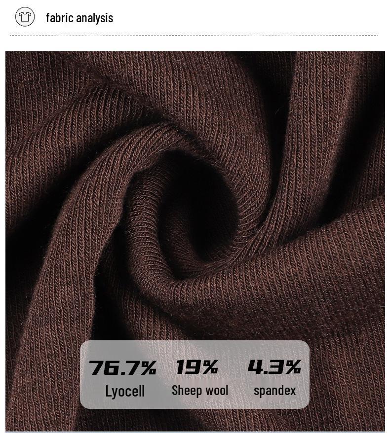 Women's White Mask Tencel Lyocell Wool Long Sleeve Slimming Base Layer Top - 2025 Autumn/Winter Collection