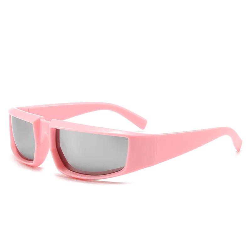Future Tech Sunglasses Personalized Concave Design Cool Punk Style Gafas De Sol Mujer UV Protection Trendy Eyewear