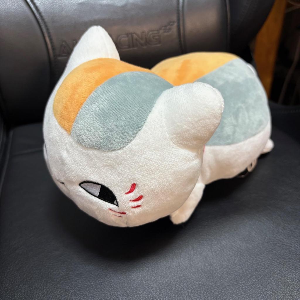 Nyanko Sensei Plush Toy Natsume's Book of Friends Fluffy Nyanko Sensei and Black Nyanko Large BIG Approx. 23cm