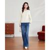 IEF Women's Pearl Embellished Long Sleeve Knit Sweater