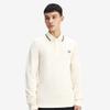 Fred Perry [M3636] Long Sleeve Twin Tip Fred Perry Shirt - Ecru/Tennis Ball Yellow/Anchor Grey Afpm2533636-46A