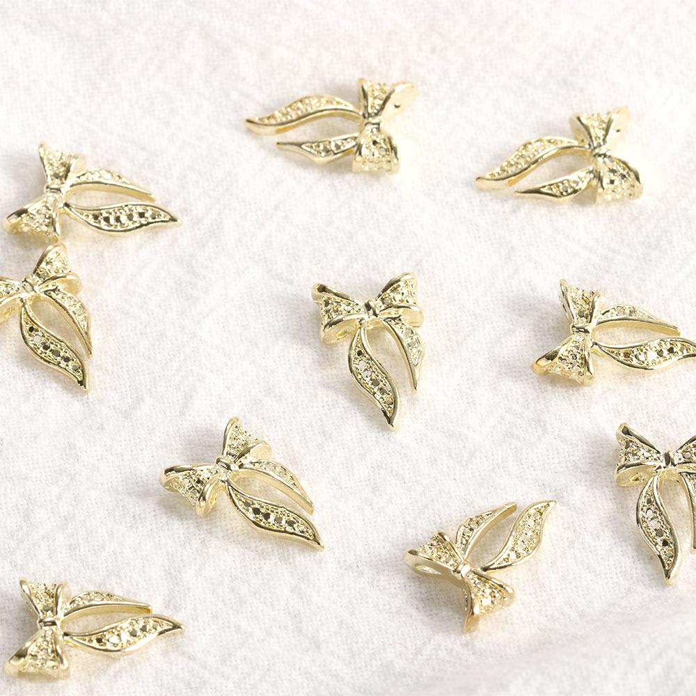 Drills 3D Manicure Rhinestones Nail Art Decoration Bow Ties Nail Jewelry Bowknot Nail Ornaments