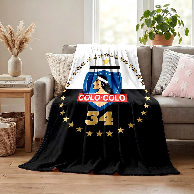 Collingwood Football Club Decke Flanelldecke Weich Gemütlich Plüsch Überwurf für Sofa Bett Leichte Heimdekoration Geschenke für Weihnachten verschiedene Feiertage