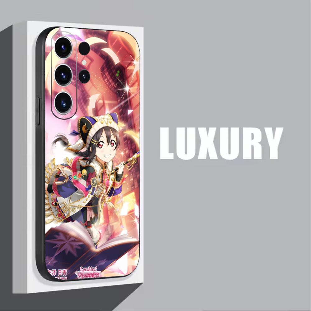 Love Live! School Idol Project  Phone Case For Samsung Galaxy S25 S24 S23 S22 S21 S20 Plus Ultra Note20 Soft Black