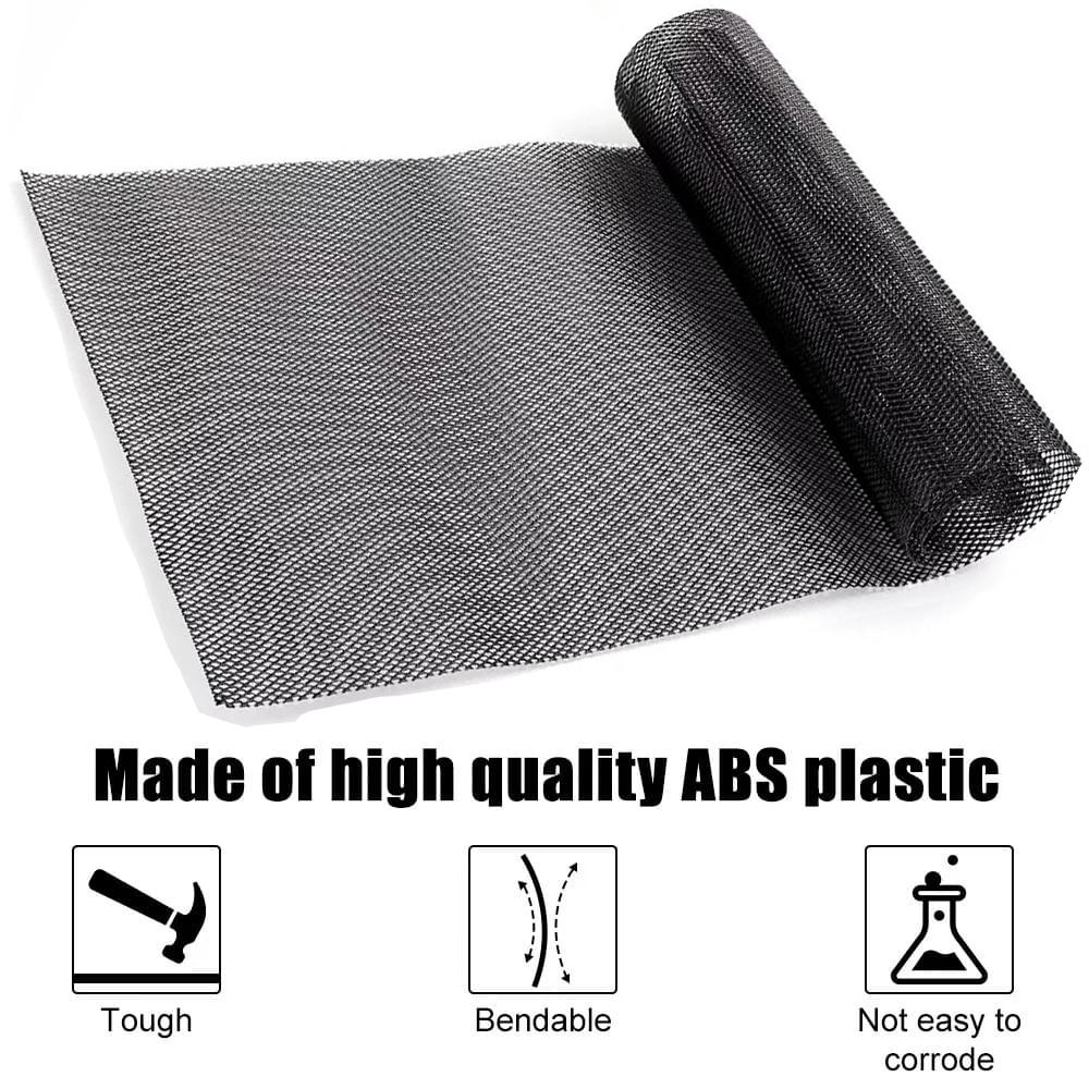Automobile Bumper Vent Tuning Grill Mesh Spoiler Car 3D ABS Racing Honeycomb Car Modification Honeycomb Grille 120x40cm