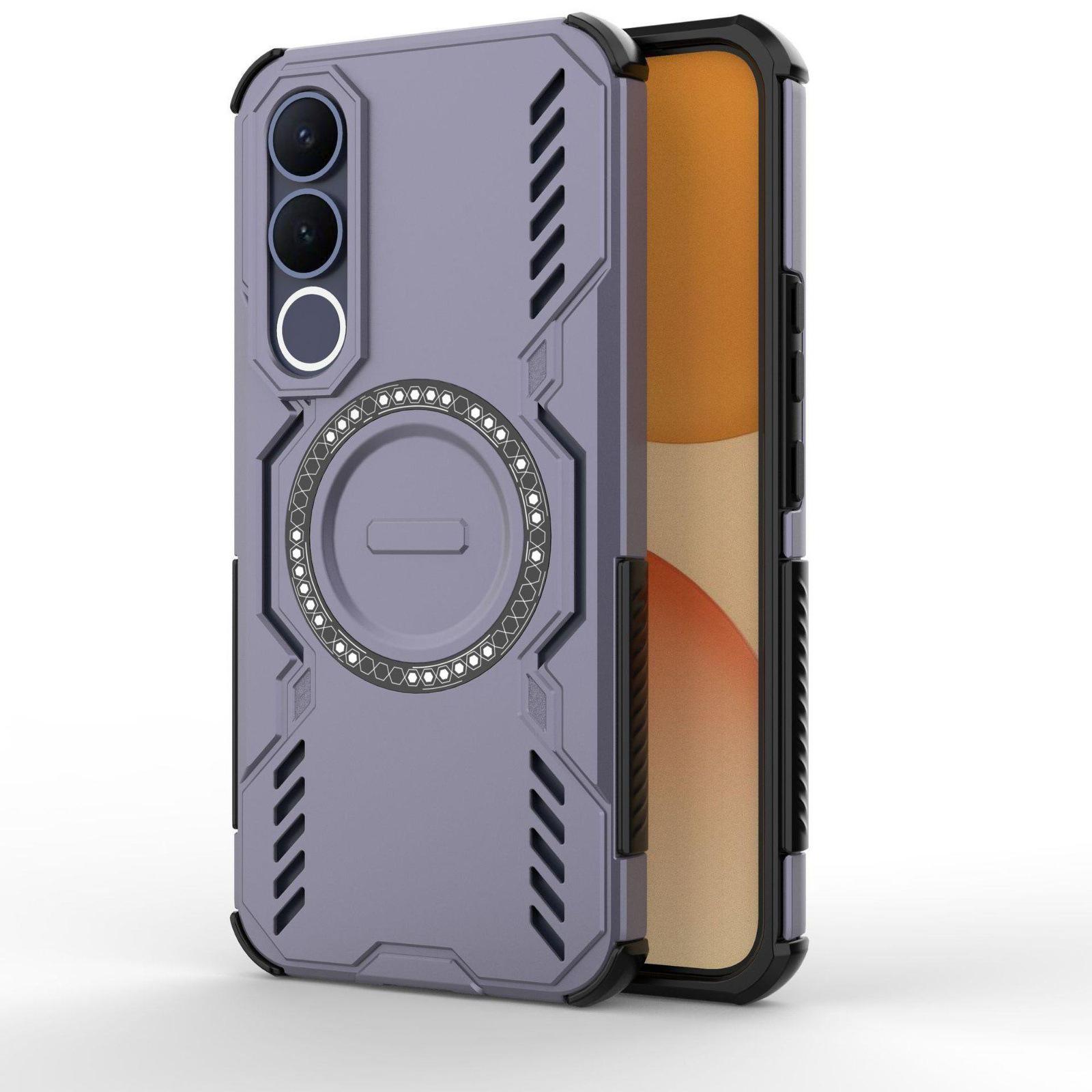 

VIVO V70FE Butterfly Shell Magnetic Heat Dissipation Phone Case - Full Coverage, Shockproof for Men and Women V70 фіолетовий