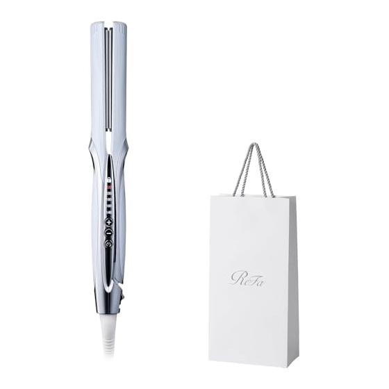 [Official store only] ReFa STRAIGHT IRON PRO (white) Hair arrangement guidebook and shopper included
