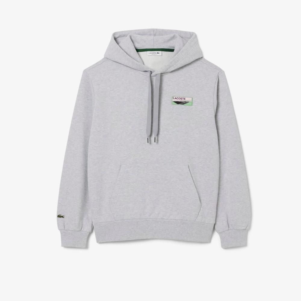 Lacoste Women's Tennis Court Patch Hooded Sweatshirt SF6189-55NCCA
