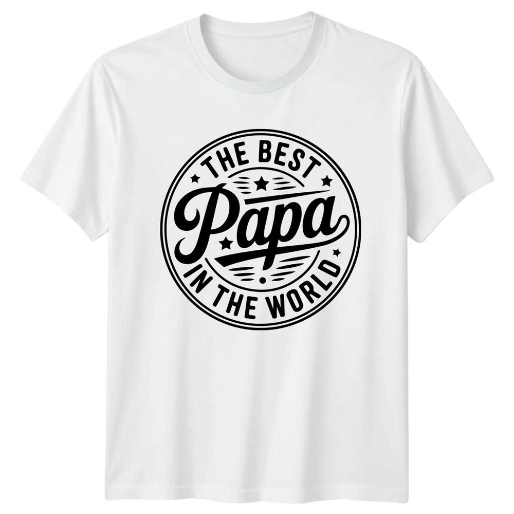 The Best Papa In The Unisexs TShirt Papa Fathers Day Fathers Day Gift For Him S