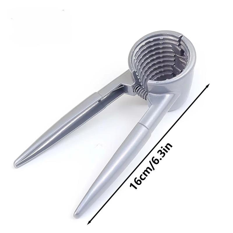 Portable Nut Cracker Silver Metal Walnut Clip Nut Cracker Opener Walnut Plier Nut Shelling Tools Kitchen Gadgets Accessories