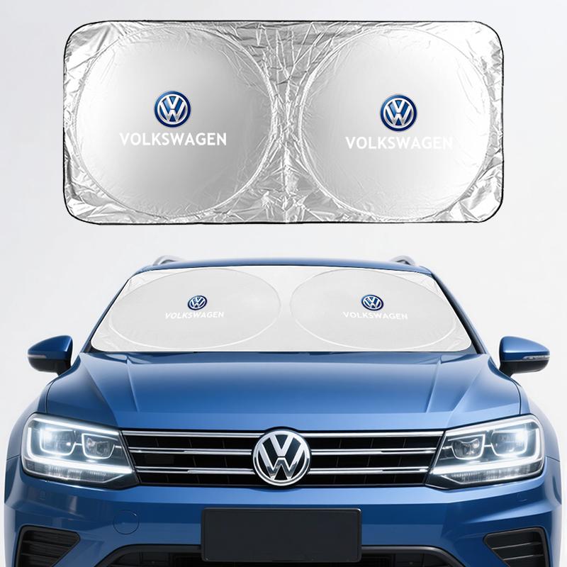 PCVHD1 VW Car Windshield Sunshade Auto Interior Anti-sunburn Cloth For VW GTI Polo Golf MK6 Passat B8 Tiguan ID.3 T-ROC Arteon Jetta CC