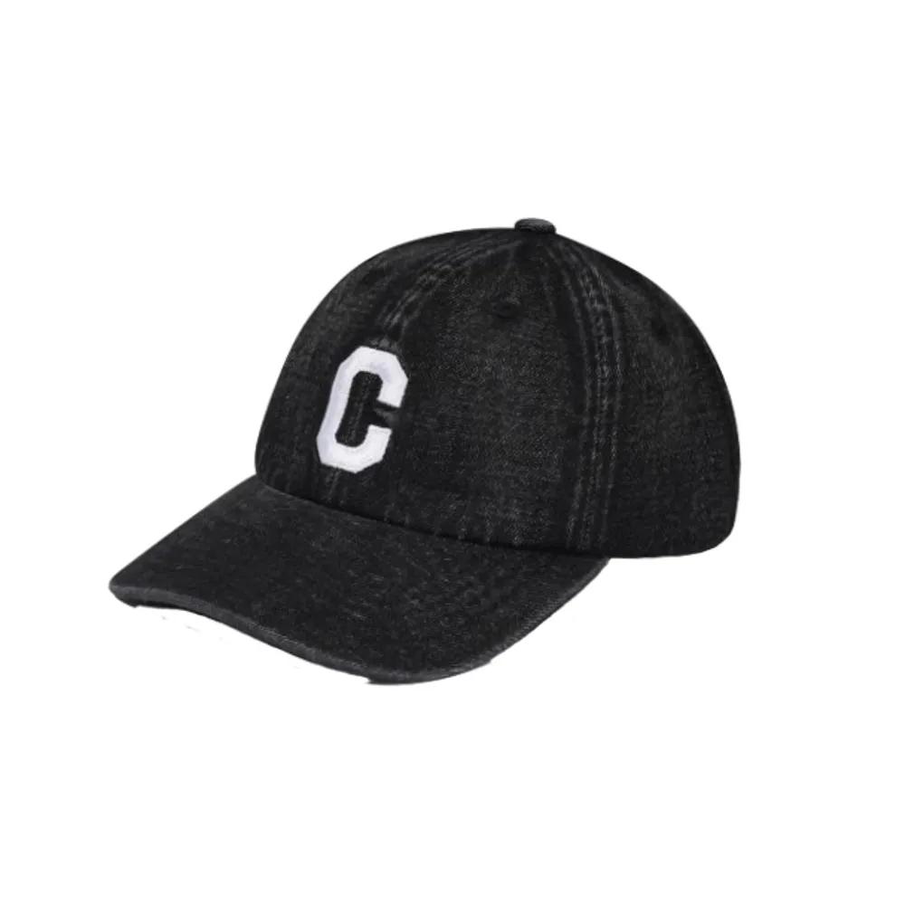 Baseball Cap Denim C Logo Low Cap Black 417318 F