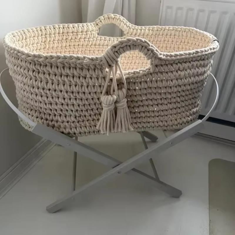 Large 58x30cm Wooden floor for baby cradle Moses Basket wood bottom Oval Base DIY baby Basket Newborn Crochet Knitted