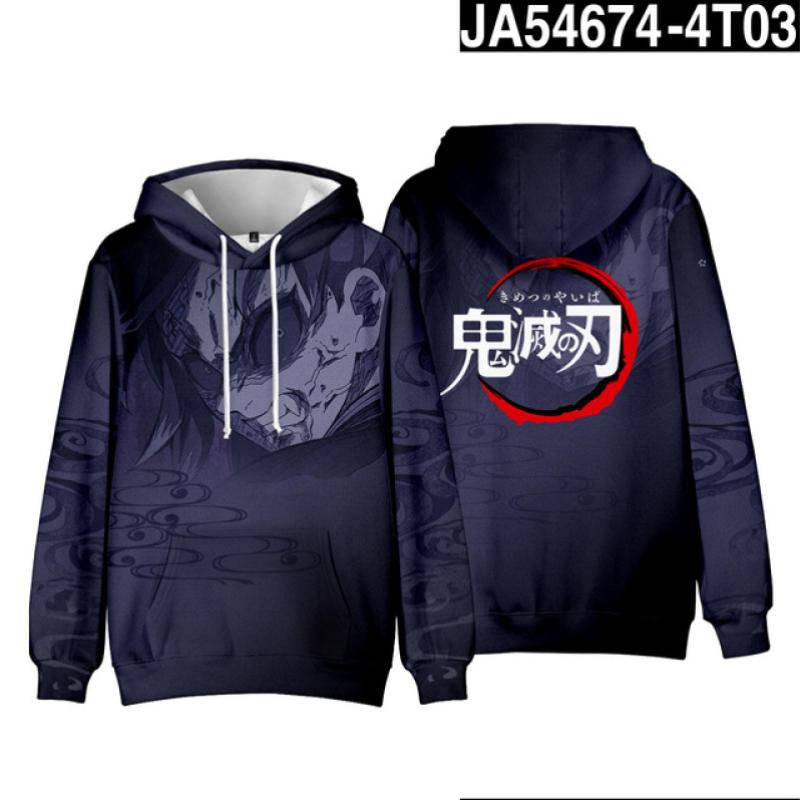 

Толстовки с капюшоном из японского аниме «Убийца демонов», толстовки для мальчиков и девочек, костюмы для косплея с героями мультфильмов, пуловеры с капюшоном, мужские и женские толстовки с капюшоном 6xl