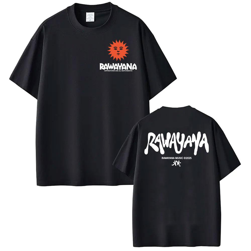Rawayana Donde Es El After Music Album T Shirt Streetwear Unisex Women Retro Fashion Oversized Tshirts Pure Cotton Casual T Shirts