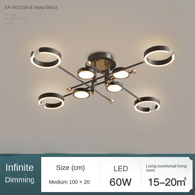 Modern Minimalist Nordic Living Room Chandelier Diamond Ring Bedroom Ceiling Lamp