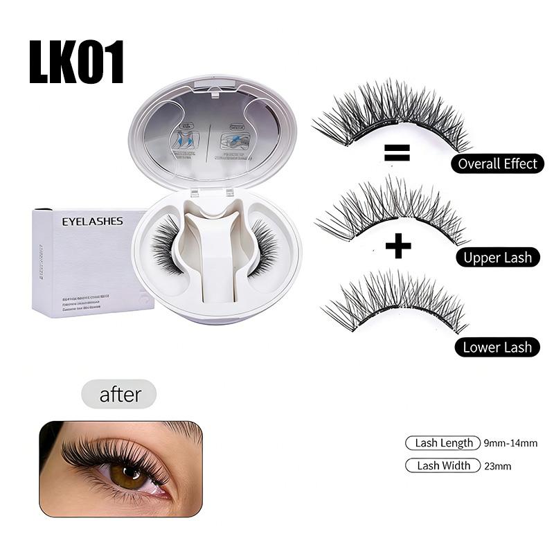 Factory Price 3d Natural Soft Magnetic Lashes Quantum Magnetic Lashes False Eyelash Usa Applicator False Magnet Fiber Lashes