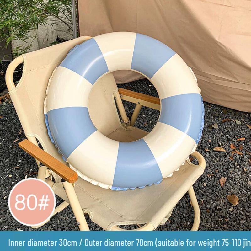 HANDUNYOU Striped Blue Swimming Ring