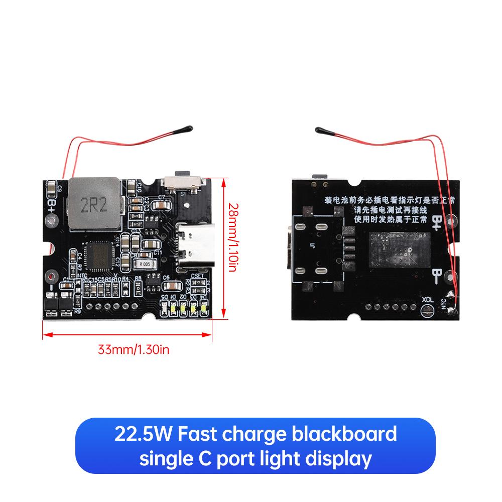 22.5W PD/QC Full Protocol Bi-directional Fast Charging Mobile Power Module Circuit Board Charging Battery DIY Motherboard Type-C