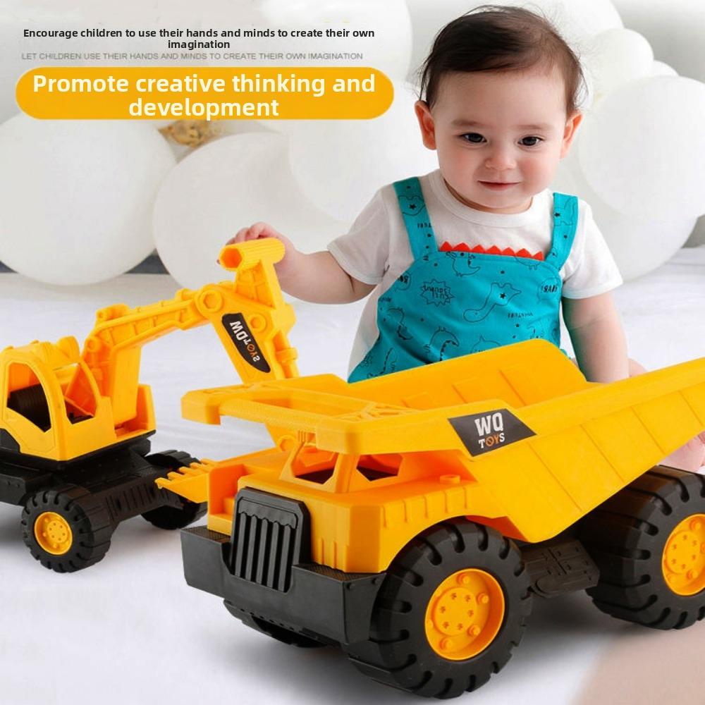 Plastic Construction Truck Toy Glide Way Forward Beach Digger New Early Education Kids Toys