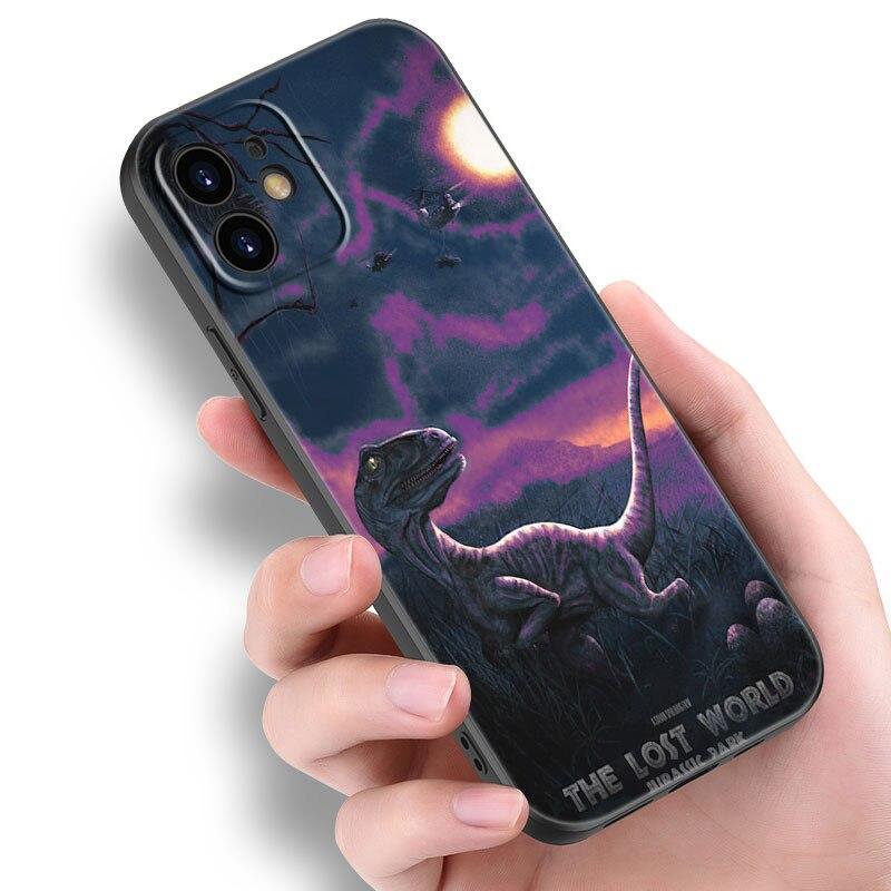 Pouzdro na telefon World Jurassic Park pro Apple iPhone 14 13 12 Mini 11 Pro Max 7 8 XR X XS 7 8 Plus SE 2020 2022 černý kryt