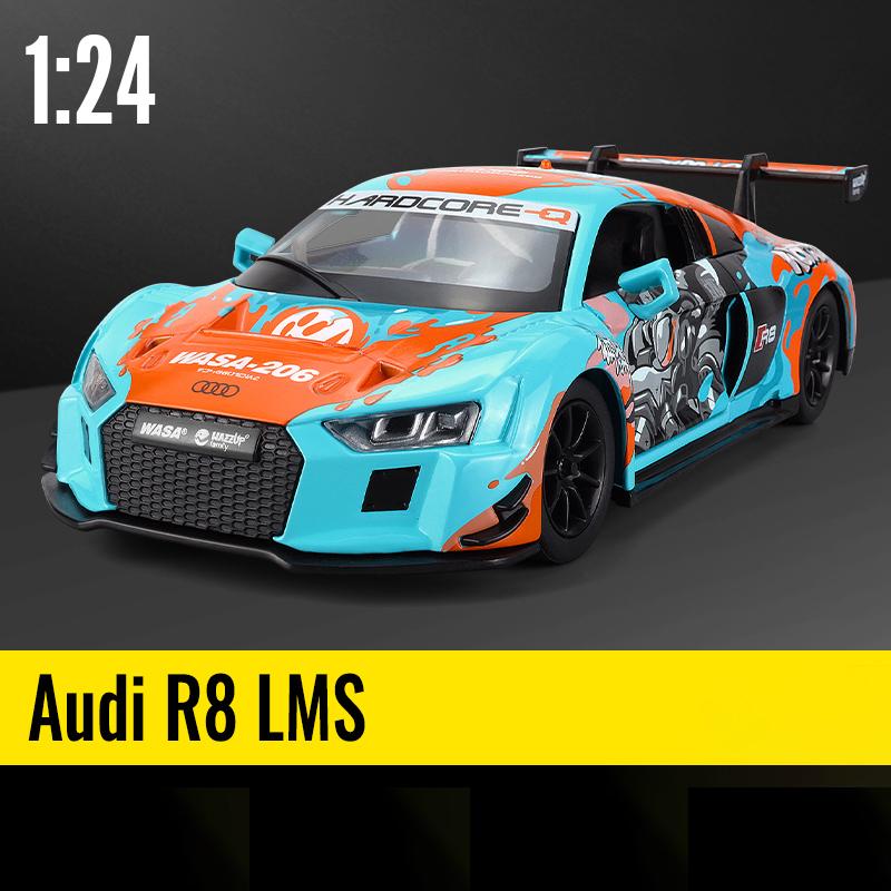 

1:24 BMW Z4 Alloy Track Racing Car Model Diecasts Metal Toy Sports Car Vehicles Model Sound and Light Collection Childrens Gifts