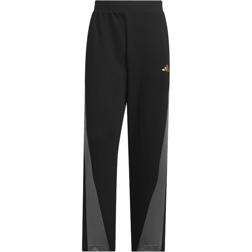 Adidas BB LNY Pants Snake Year Celebration Series Comfortable Loose Fit Logo Athletic Long Pants Men Pants Black JM5672