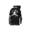 Jordan Stitch Patch Logo Round Neck Fake Two-Piece Long Sleeve Printed T-Shirt Kids Tops Black HF2312-010