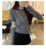 Korean College-Style Women's Striped Wool Knit Long Sleeve Top – Early Autumn Slim Fit