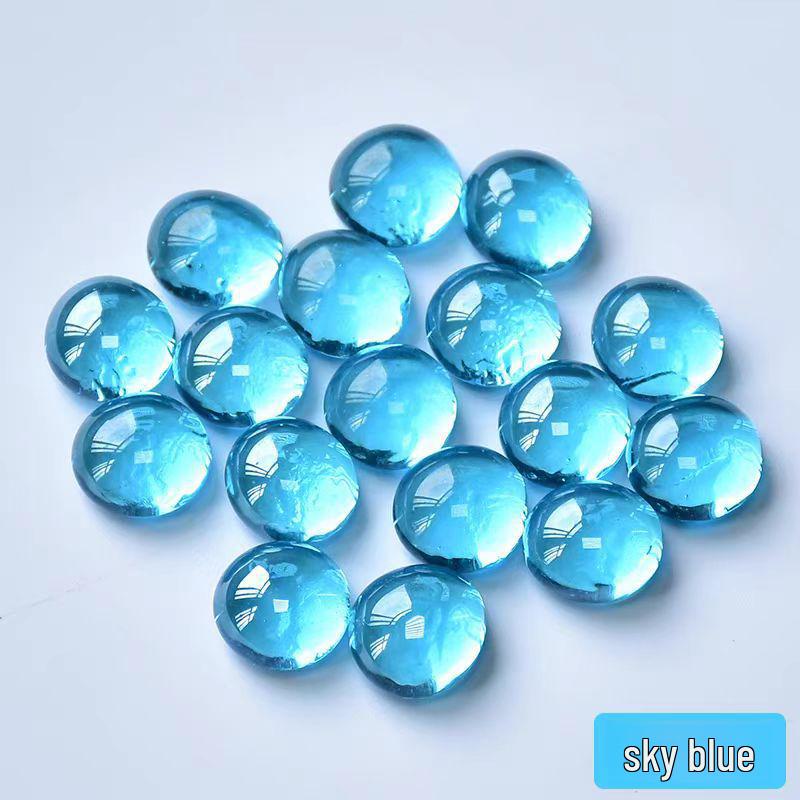 Colorful Mixed Pebbles & Transparent Glass Beads for Aquarium & Hydroponic Decoration
