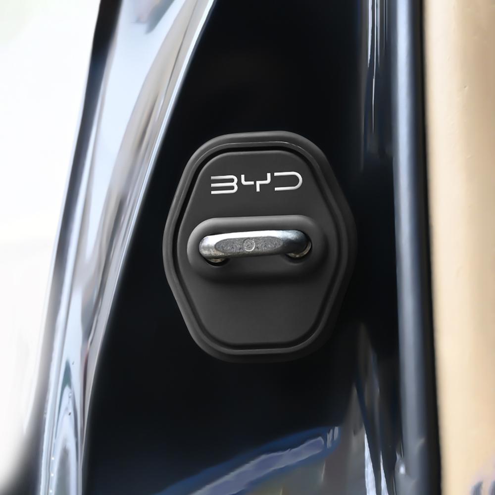 For BYD Sealion 7 Seal Song Plus Seagull Dolphin Sealion Mute Silicone Door Lock Buckle Car Door Anti-collision Protective Cover