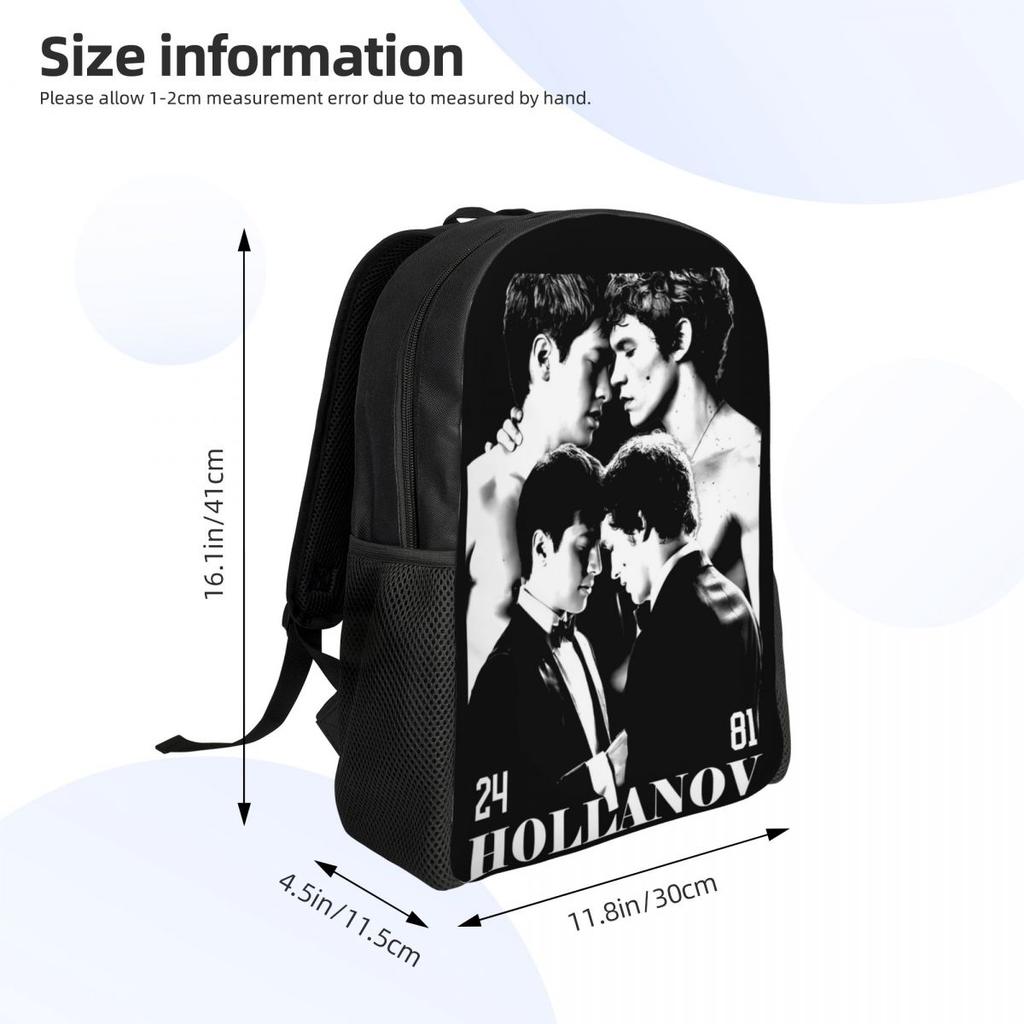 Heated Rivalry Humorous Children Backpack for Girls Boys Kids Hollander and Ilya Rozanov Backpacks Cute Preschool School Bag