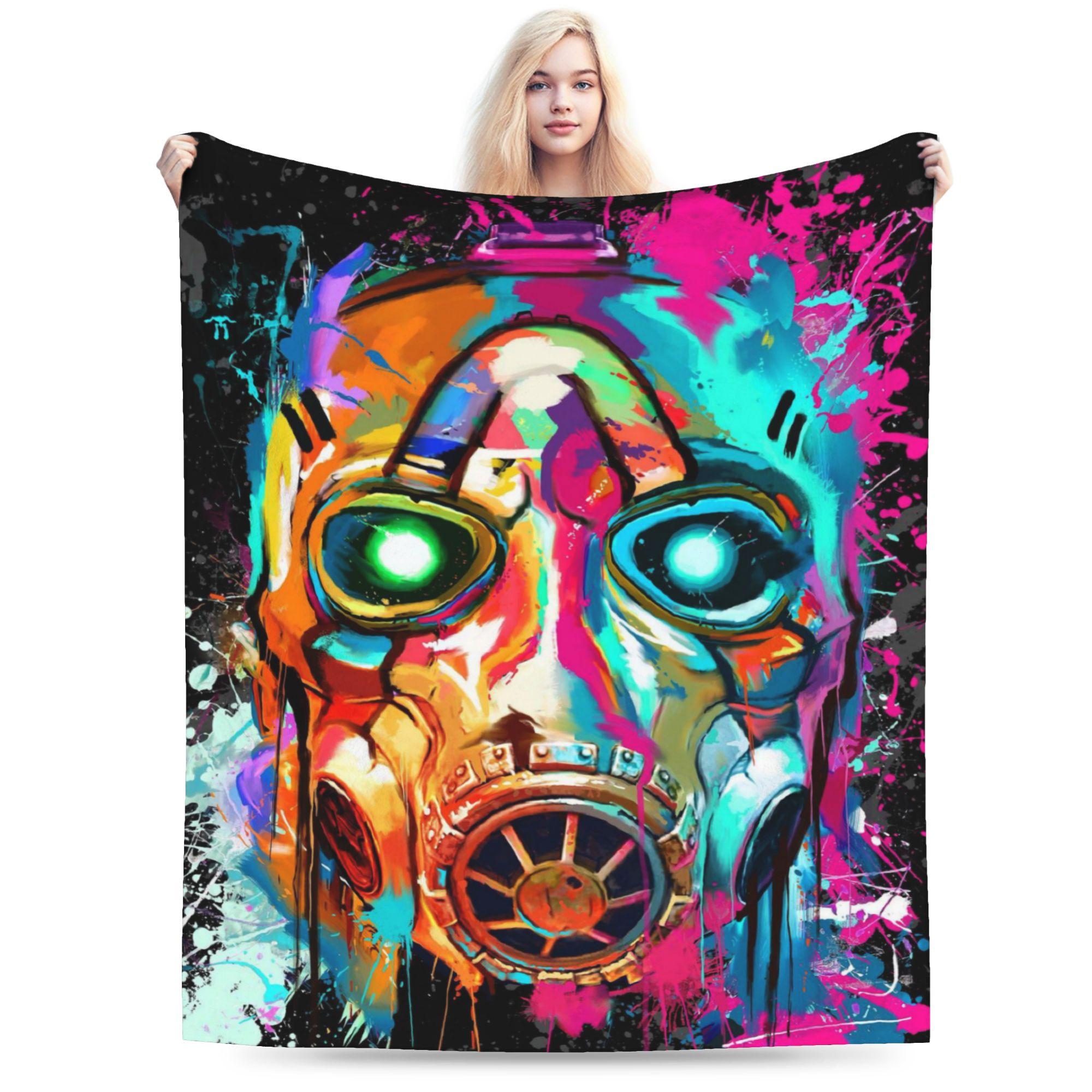 

borderlands 4 game Blanket Flannel Relax Soft Throw Blanket for Sofa Quilt 30x40in