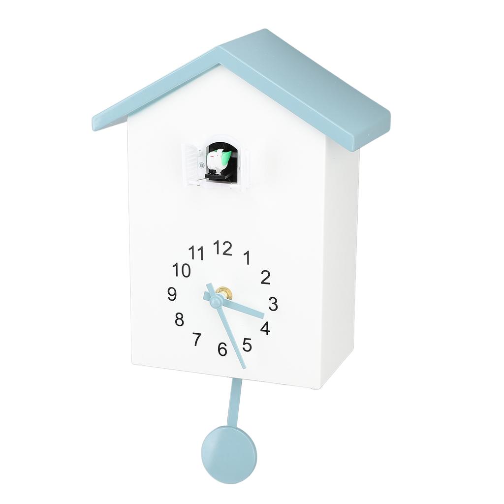 Bird House Wall Clock Bird Voice Call Stylish Decorative Wall Clock for Bedroom Living Room