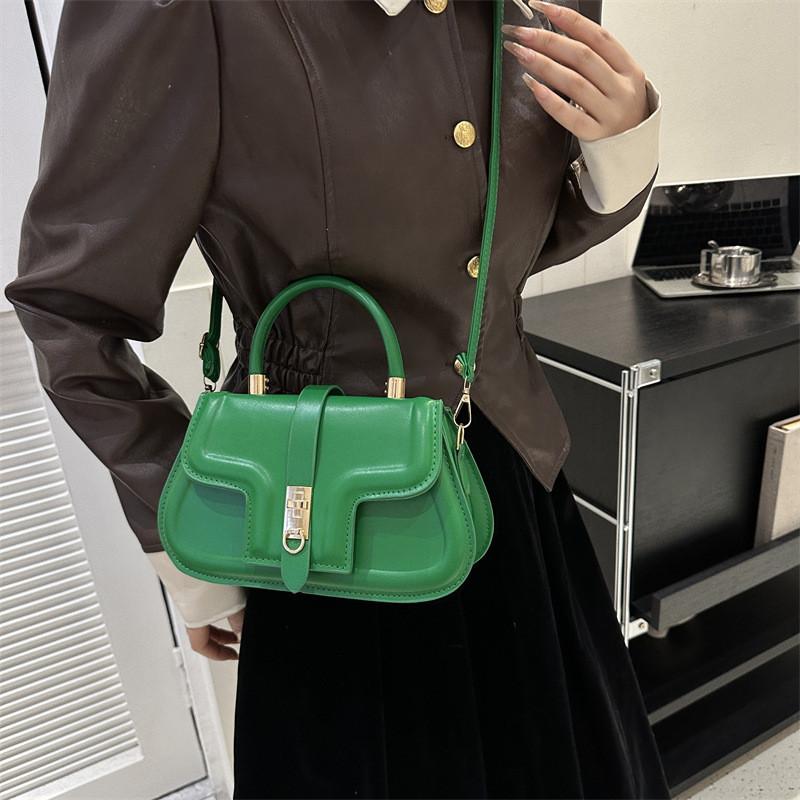 Chic Street Style Pu Shoulder Bag With Stitching Details