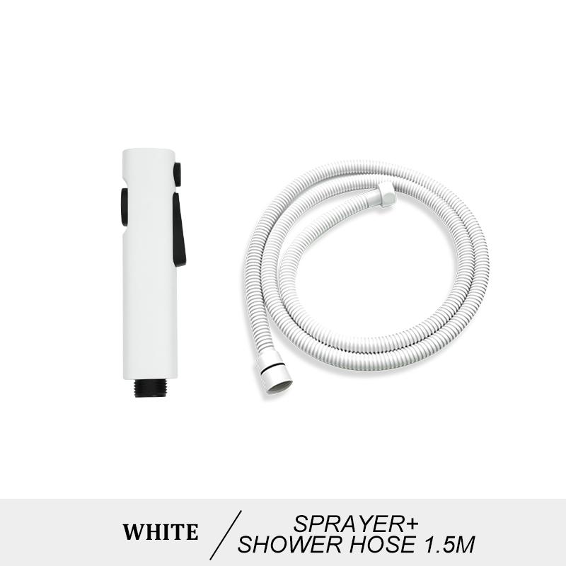 Black Toilet Bidet Nozzle Set Nozzle Gun Shower Handheld Bidet Faucet Portable Toilet Bidet Sprayer Household Hose Self-Cleaning