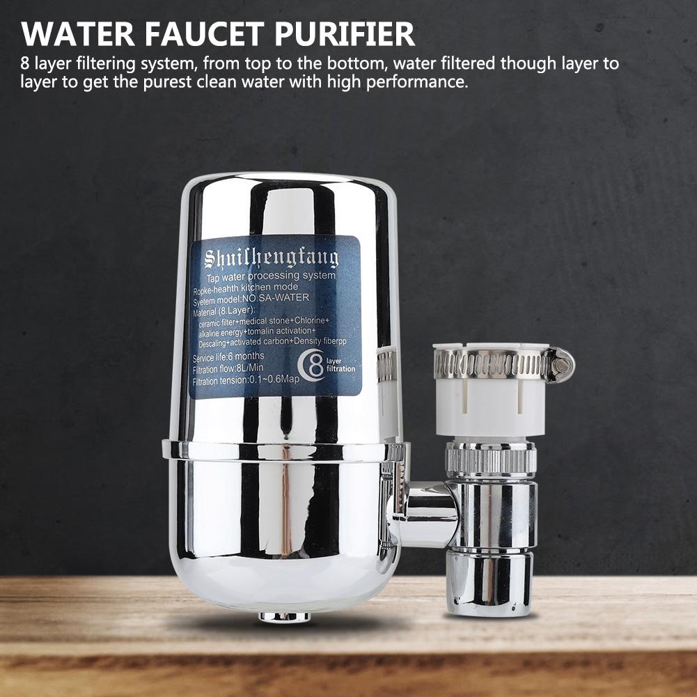 Home Water Tap Purifier Remove Harmful Substance for Kitchen Sink Faucet Filter Mount Cleaner
