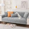 Thicken Plush Half Circle Pattern Sofa Cushion New Soft Sofa Cover Sofas Towel  Universal  Anti-slip Solid Color Couch Protector